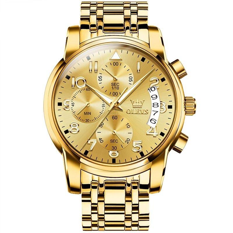 Orologio OLEVS in oro pregiato - Acciaio inossidabile (edizione limitata)