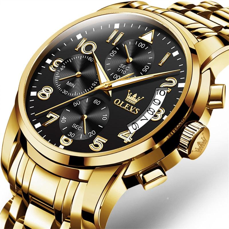Orologio OLEVS in oro pregiato - Acciaio inossidabile (edizione limitata)