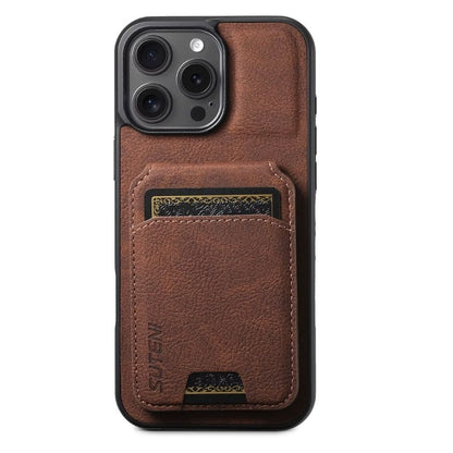 Custodia a portafoglio in pelle premium – compatibile con MagSafe (iPhone 12–17)