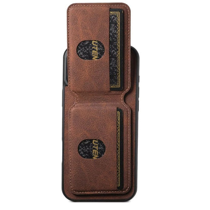 Custodia a portafoglio in pelle premium – compatibile con MagSafe (iPhone 12–17)