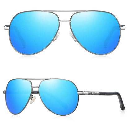 Occhiali da sole Barcur Aviator Titanium - Polarizzati