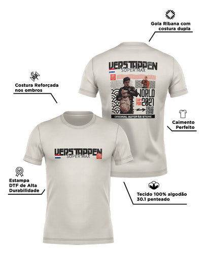 Camiseta Max Verstappen Edição Especial QR Code