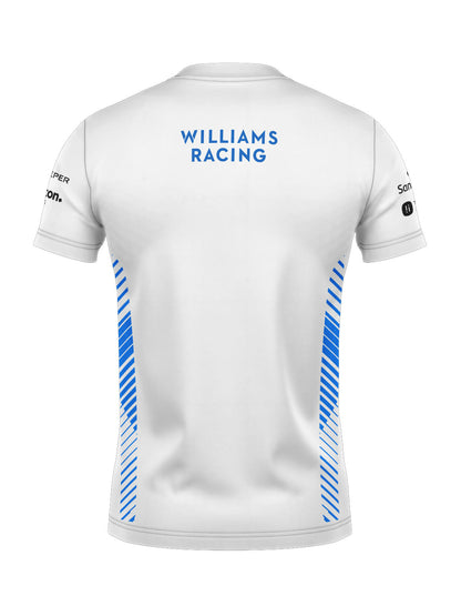 Camiseta Algodão Williams Equipe Branco 2025