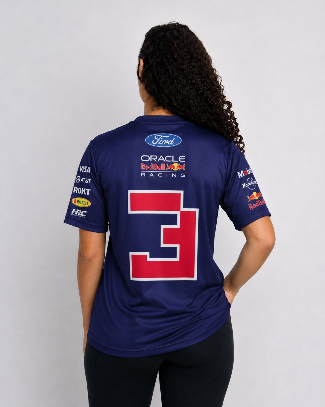 Camiseta Algodão Max Verstappen Red Bull 2026