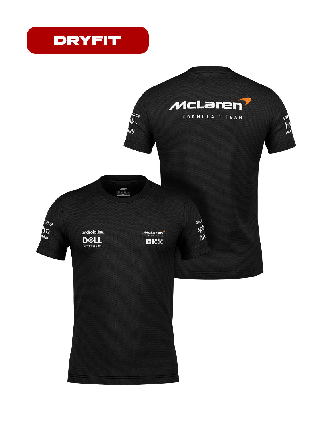 Camiseta DryFit Mclaren 2024 Preta