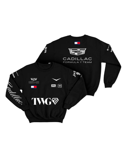 Moletom Careca Cadillac F1 Equipe Preto