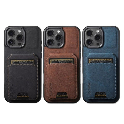 Custodia a portafoglio in pelle premium – compatibile con MagSafe (iPhone 12–17)