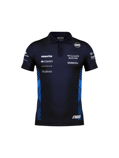Camiseta Polo Williams Alex Albon Azul Marinho 2025