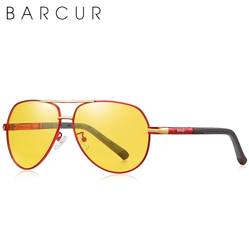 Occhiali da sole Barcur Aviator Titanium - Polarizzati