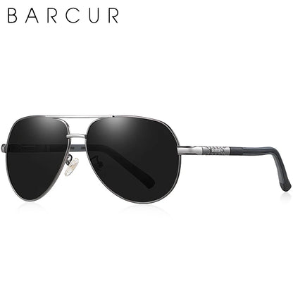 Occhiali da sole Barcur Aviator Titanium - Polarizzati