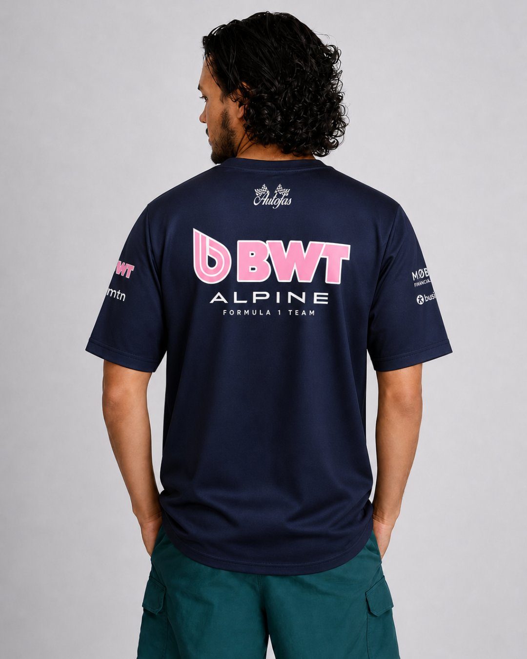 Camiseta Algodão Alpine Equipe Azul Marinho 2025