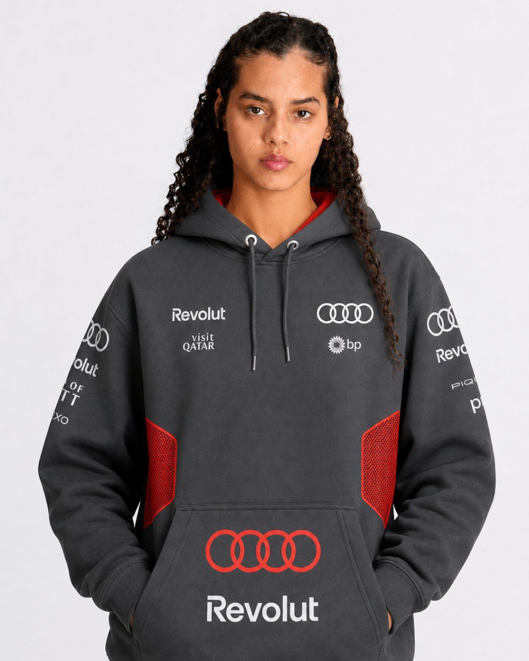 Moletom Canguru Audi F1 2026 Preto