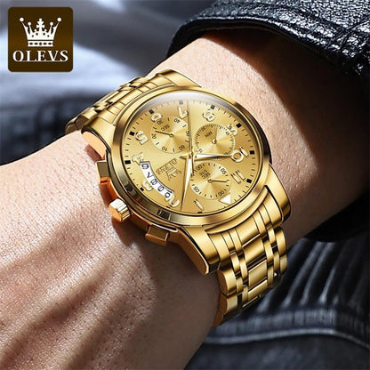 Orologio OLEVS in oro pregiato - Acciaio inossidabile (edizione limitata)